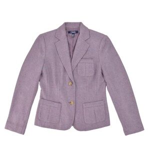 Chaps Wool-Blend Women's & Girls Blazer Purple Size 6